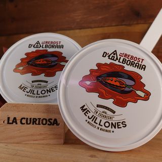 Mejillones en escabeche con papas bonilla (50 Grs.)