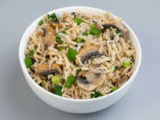 Arroz Basmati Con Champiñones