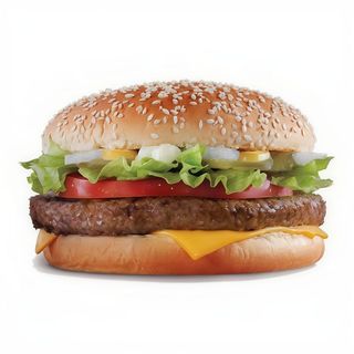 Hamburguesa De Ternera con patatas