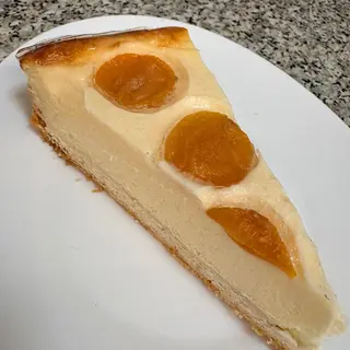 Tarta de queso con alabaricoque