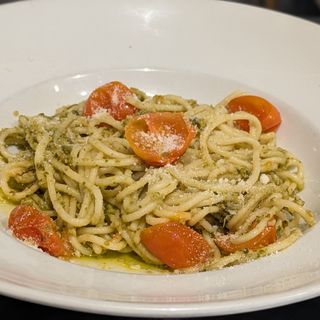 Espaguetis Con Pesto Genovese
