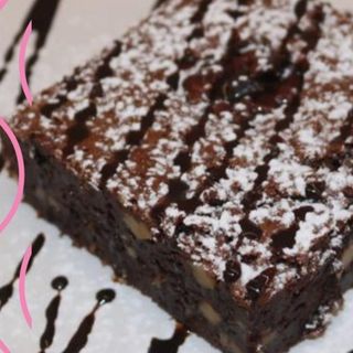 Brownie de chocolate y nueces