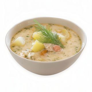 Sopa de salmón
