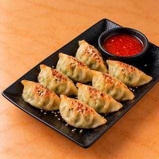 Gyoza con gambas