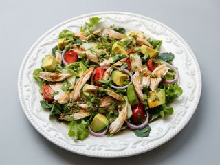 Ensalada cordero y pollo