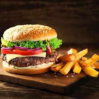 Menú Hamburguesa Básico (Doble)