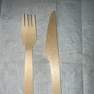 Pack cubiertos madera