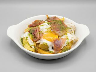 Huevos Rotos Con Jamón