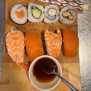 5. Sushi y Maki (8 uds)