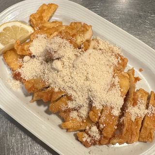 115. Pechuga de pollo rebozada con almendras