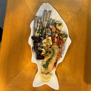 58. Marisco variado a la plancha