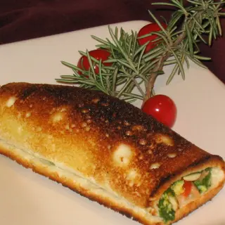 25.Enrollado de jamón serrano
