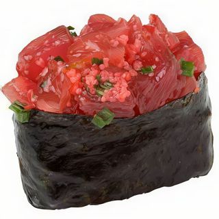 64a. Gunkan sushi de atún picante (2 uds.)