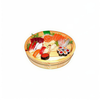 65A.Bandeja,sushi,sashimi y maki (33 uds.)