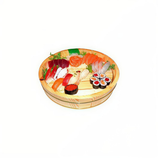 65.Bandeja Sushi, Sashimi y Maki (33 uds.)