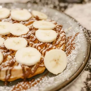 Waffle Nutella Banana