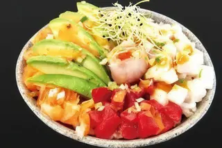 Chirasi Marinado Salsa Mayonesa Picante
