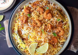 Prawn Achari Biryani (Gambas)