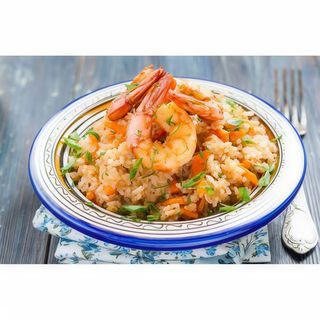 Arroz Chino Especial Con Gambas