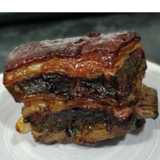 Costilla de ternera a baja temperatura.