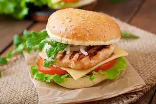 Cheese Burger De Pollo