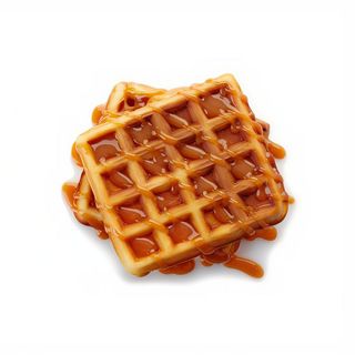 Gofre Con Dulce De Leche