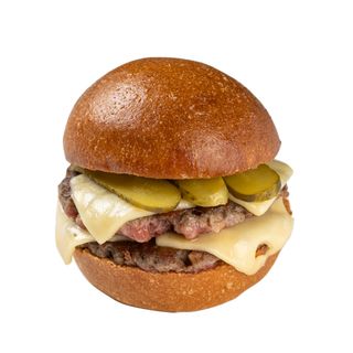 Mini double smash burger de ternera