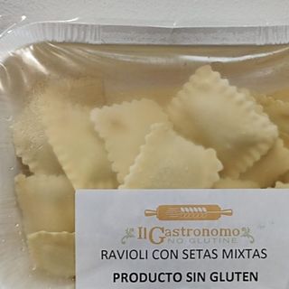 Ravioli Con mix setas sin gluten 250grm