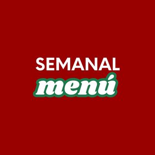 Menú semanal