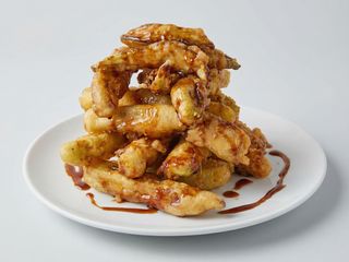 Berenjenas Crujientes Con Miel