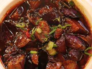 55.Berenjena al estilo Yuxian (ligeramente picante)
