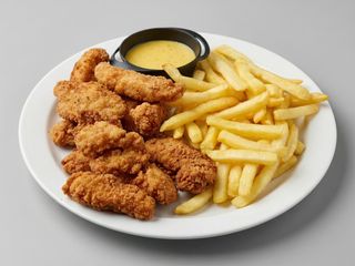 Pollo Estilo Kentucky Con Patatas