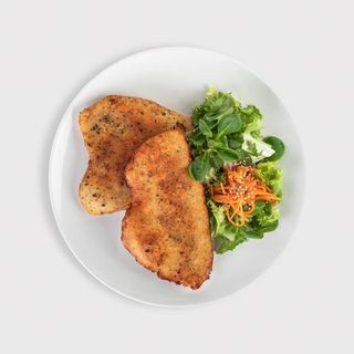 Milanesa no pollo vegetal