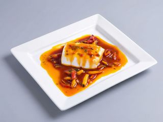 Merluza Con Salsa Picante