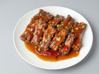Costillas Con Salsa Picante