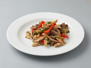 Pollo Con Champiñones