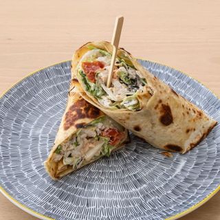 Wrap pollo marinado