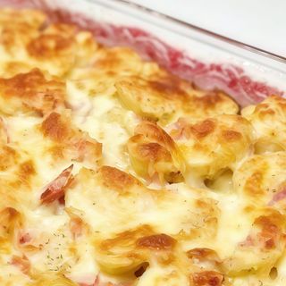 Patata gratinada jamon
