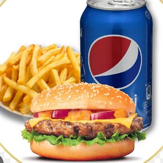 Menú Hamburguesa mixta 