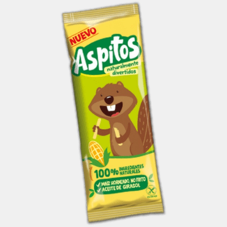 Aspitos de Maíz Horneado Natural Aspil · Pack de 4 bolsas de 5 grs.