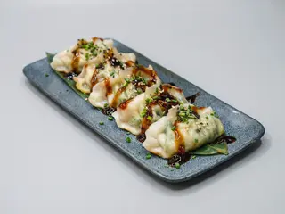 Gyozas de marisco