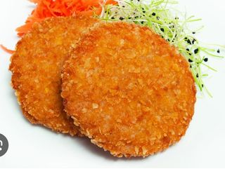 Hamburguesa pollo crunchy con queso