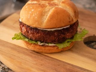 Hamburguesa vegana sola