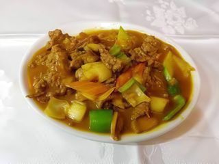 Ternera Al Curry Estilo Tailandés