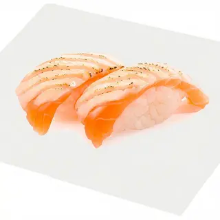 #76 Sushi Salmón Flameado (2 Uds.)