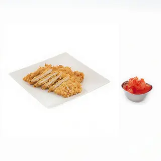 #50 Pollo Empanado Con Almendras