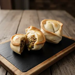Empanada Vegana Espinacas Y Guisantes