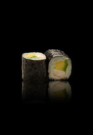 535.- Hosomaki Ebi Aguacate