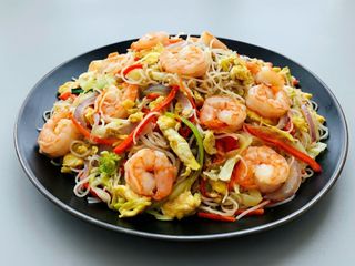 113N-Fideo con langostino