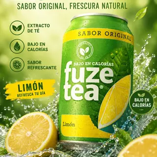 fuze tea Limón lata 330ml.